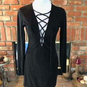 Black Steampunk Corset Dress